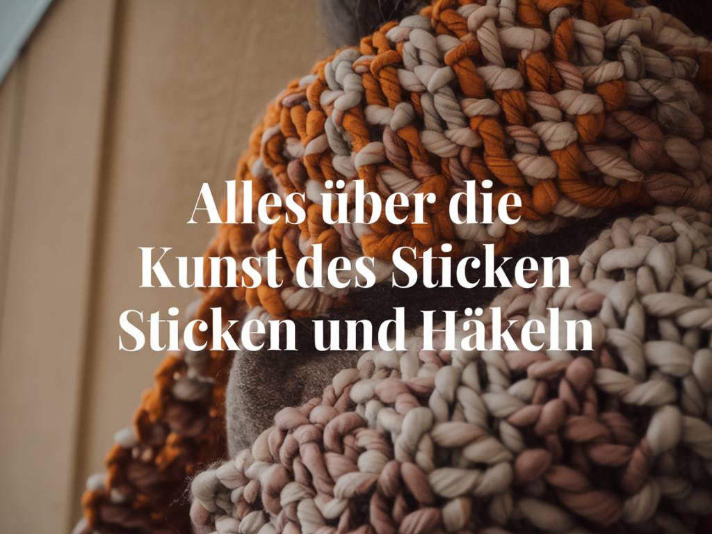 Alles über die Kunst des Sticken und Häkeln